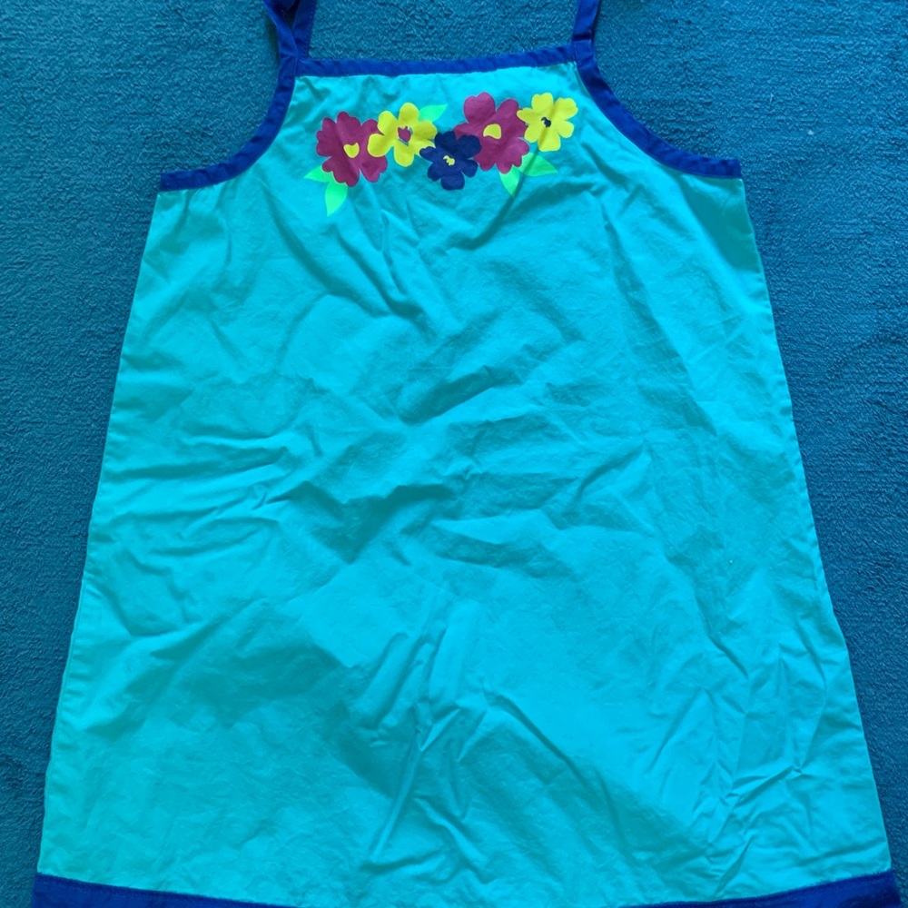 Hanna Andersson tie shoulder  dress size 120